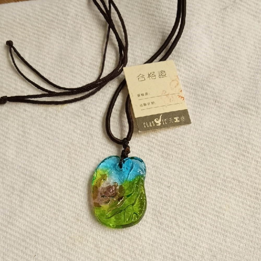 Artistic Liuli Glass Pendant From Louiswong.com. Feng Shui Amulet HALF OFF!